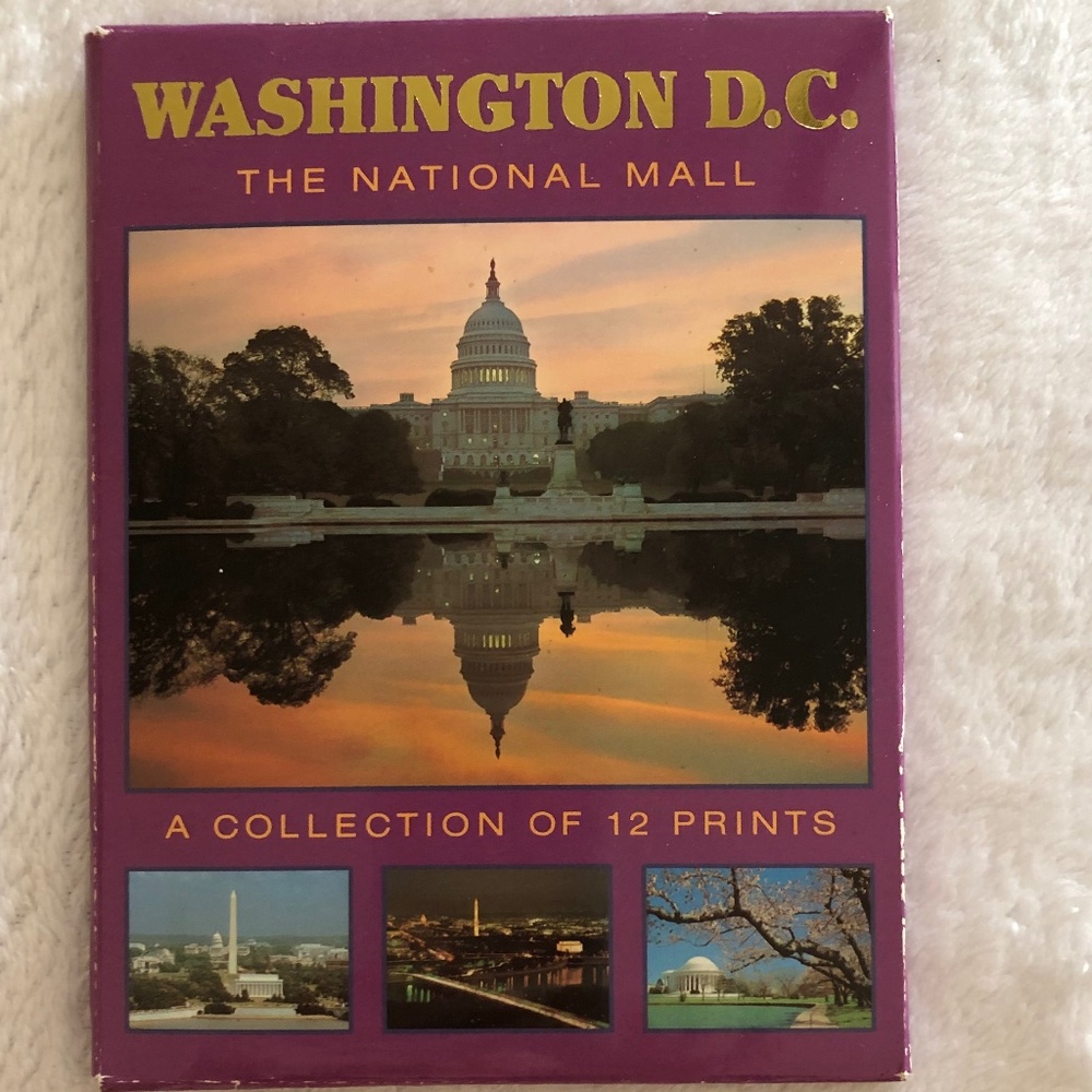Washington DC The National Mall postcards. circa 2000